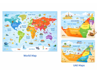 World Maps & UAE Maps